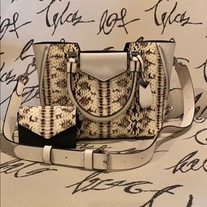 Snakeskin Michael Kors Bucket Bag and Wallet